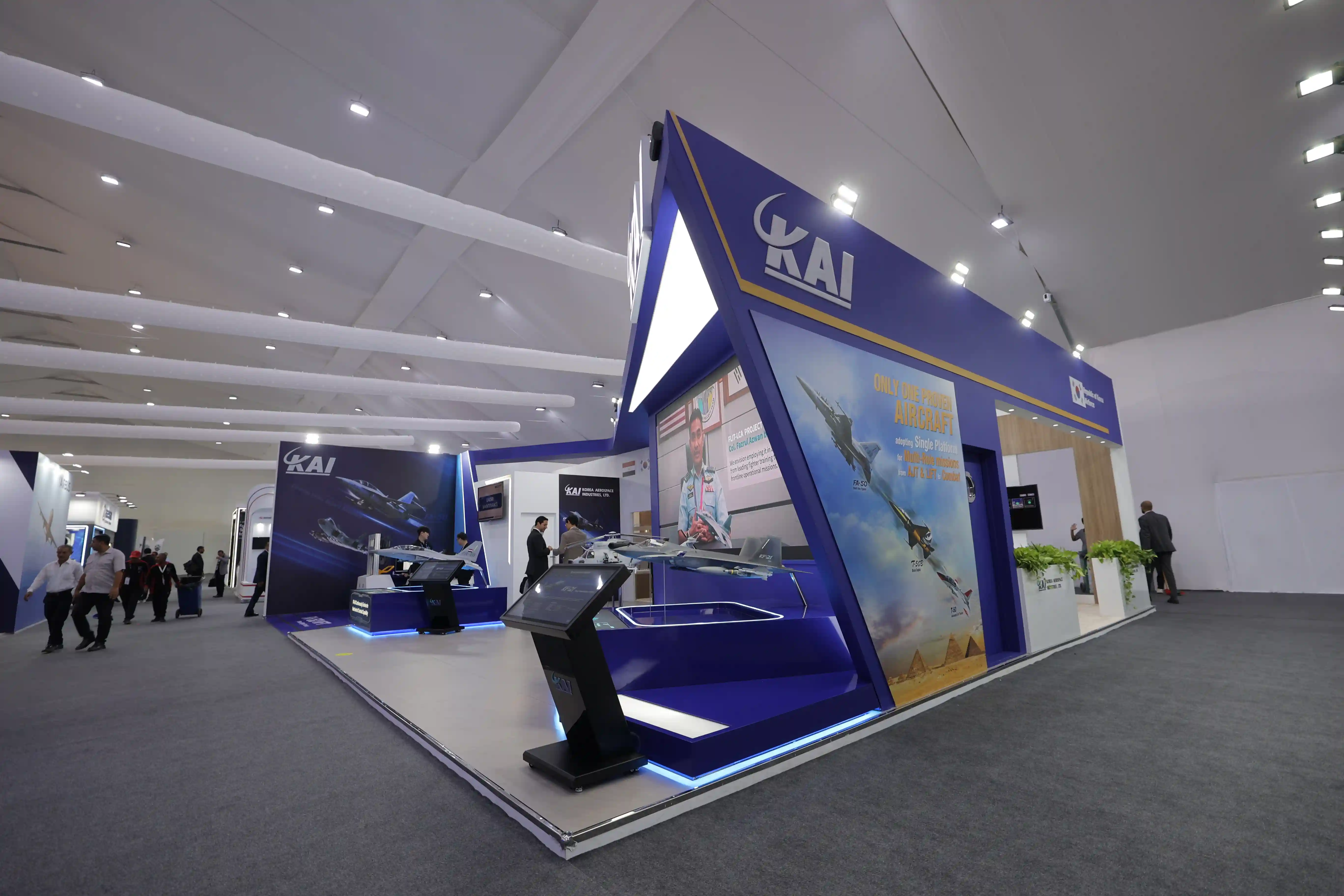 Korea Aerospace Industries (KAI) exhibition stand at Egypt International Airshow – photo 3