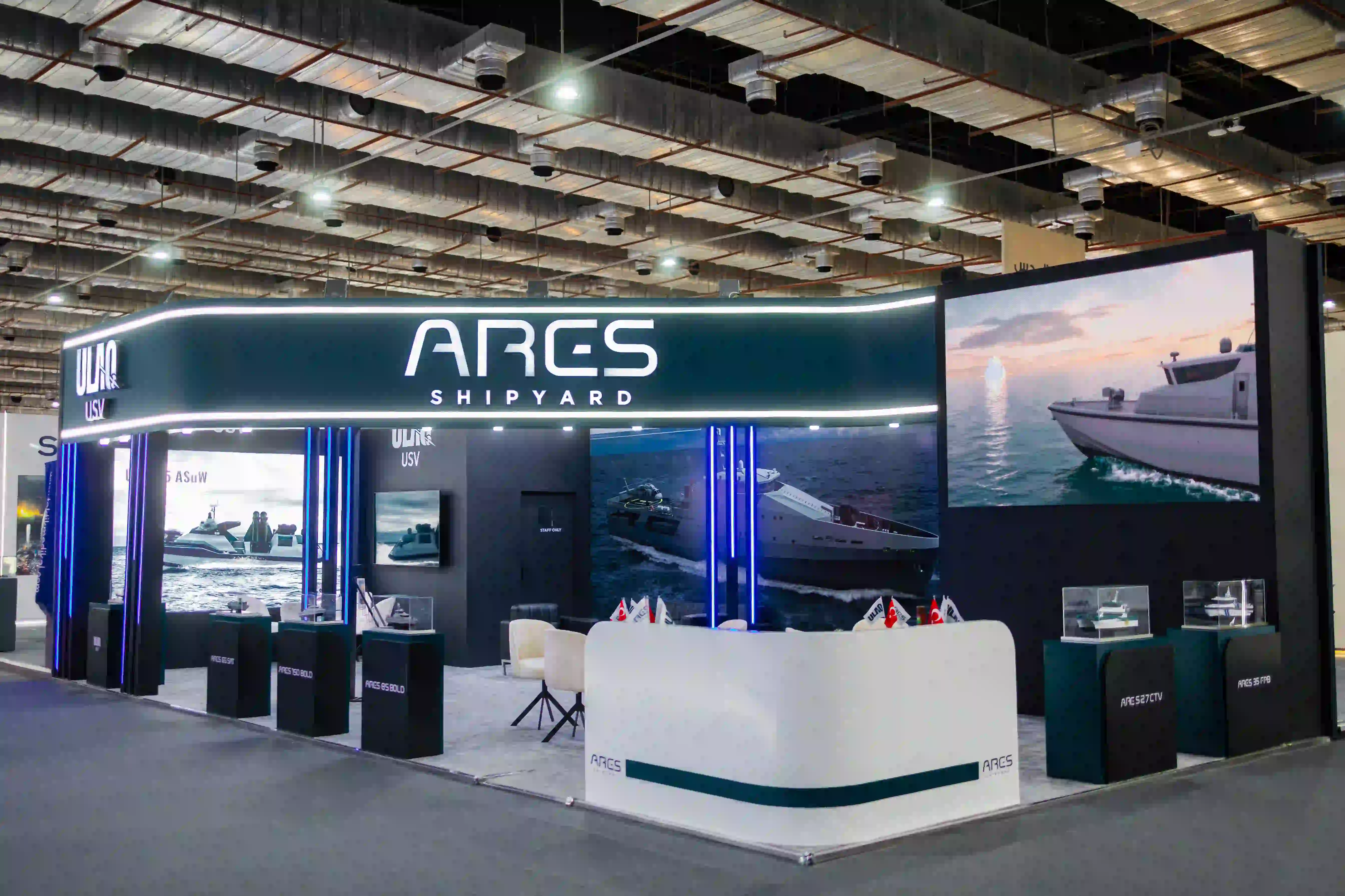 ARES Shipyard exhibition stand at Egypt Defence Expo (EDEX)