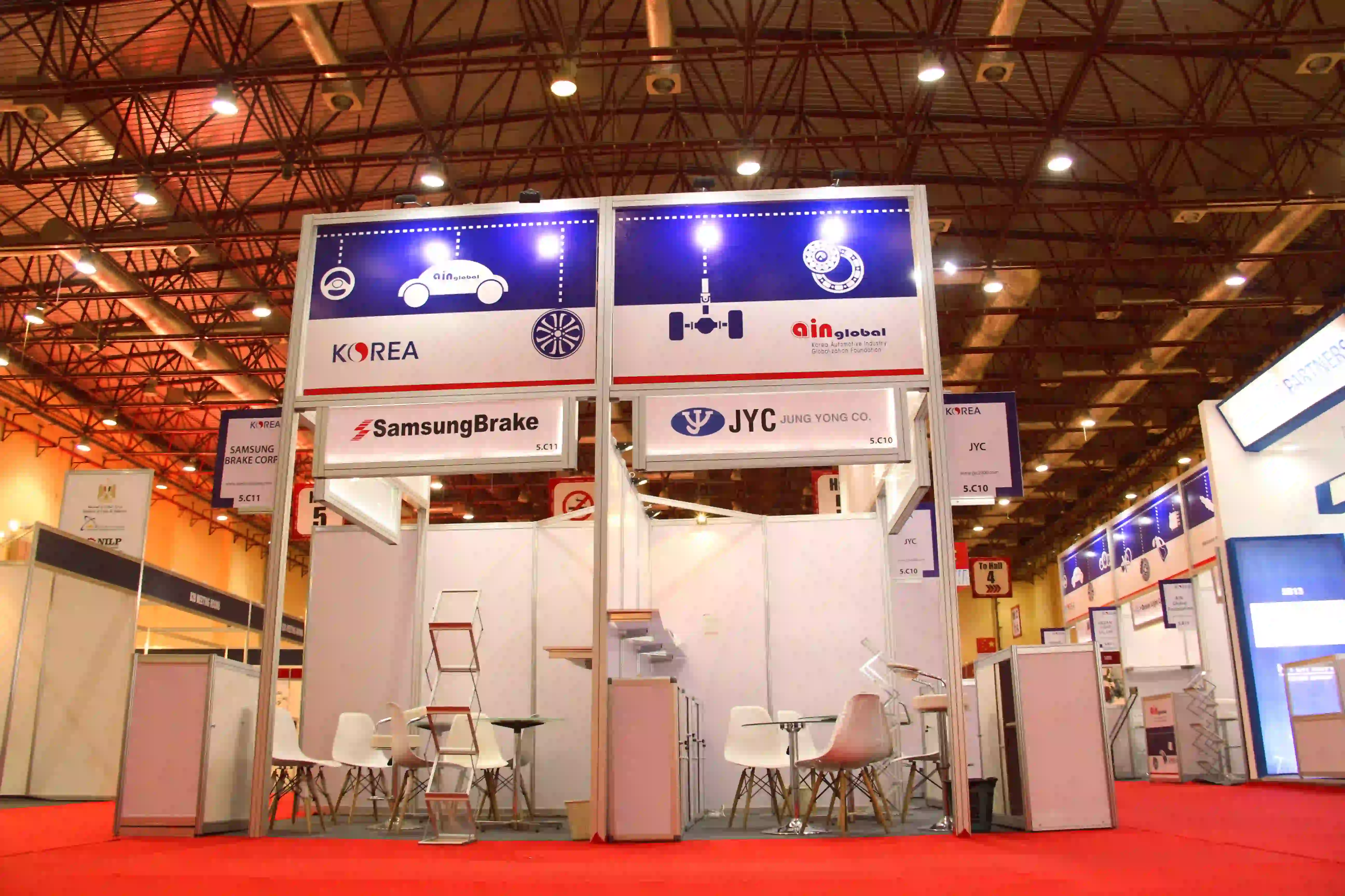 AIN Global Korea Pavilion exhibition stand at Autotech Egypt – photo 2
