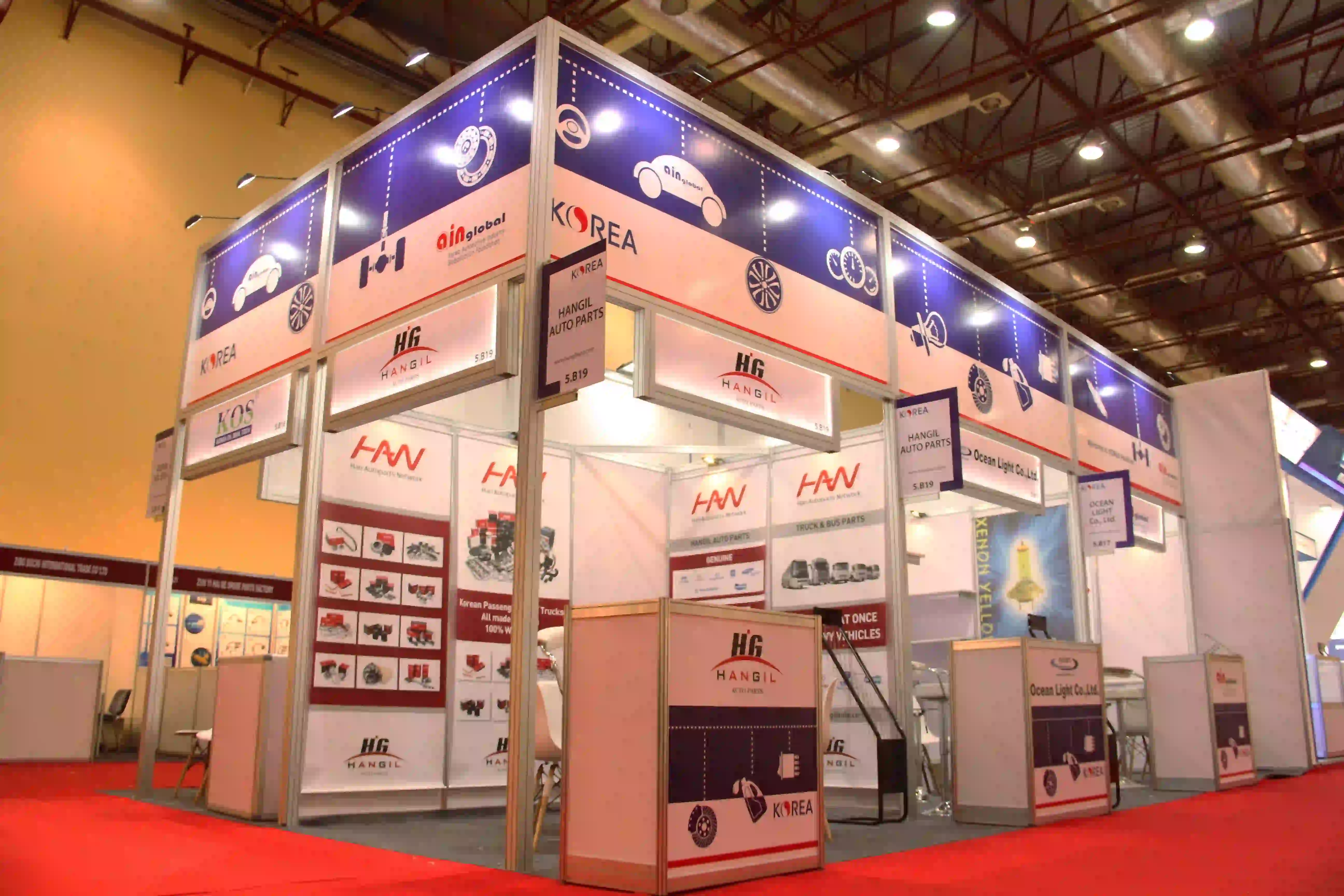 AIN Global Korea Pavilion exhibition stand at Autotech Egypt – photo 3