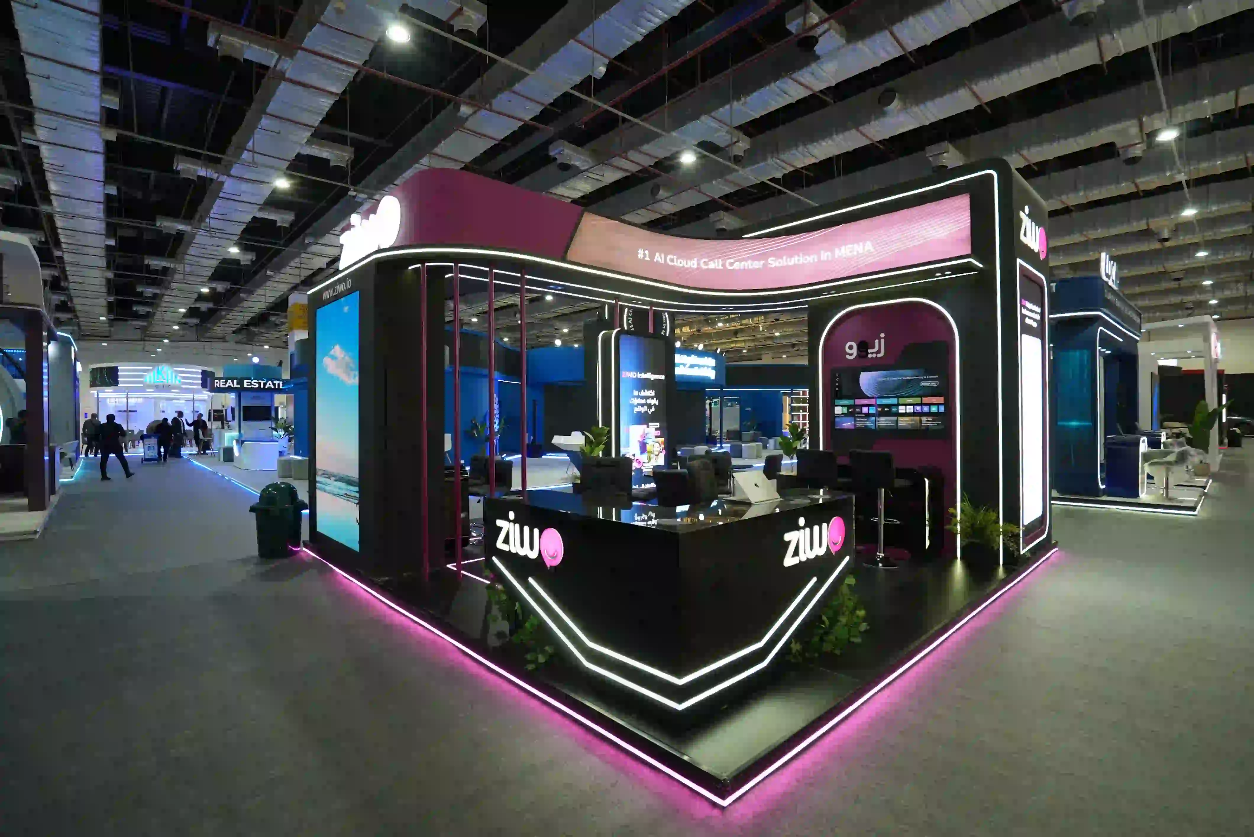 ZIWO exhibition stand at AI Everything Middle East & Africa – photo 1