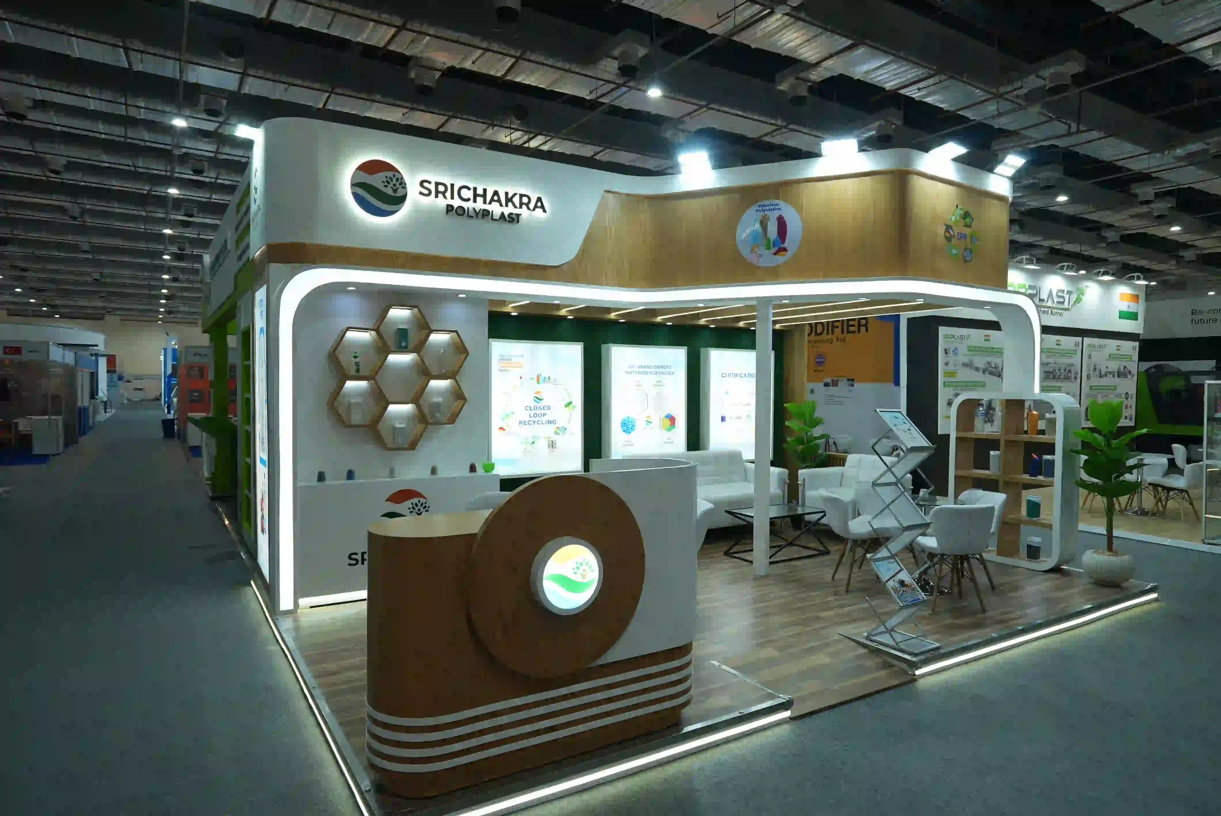 Srichakra Polyplast exhibition stand at Plastex – photo 1