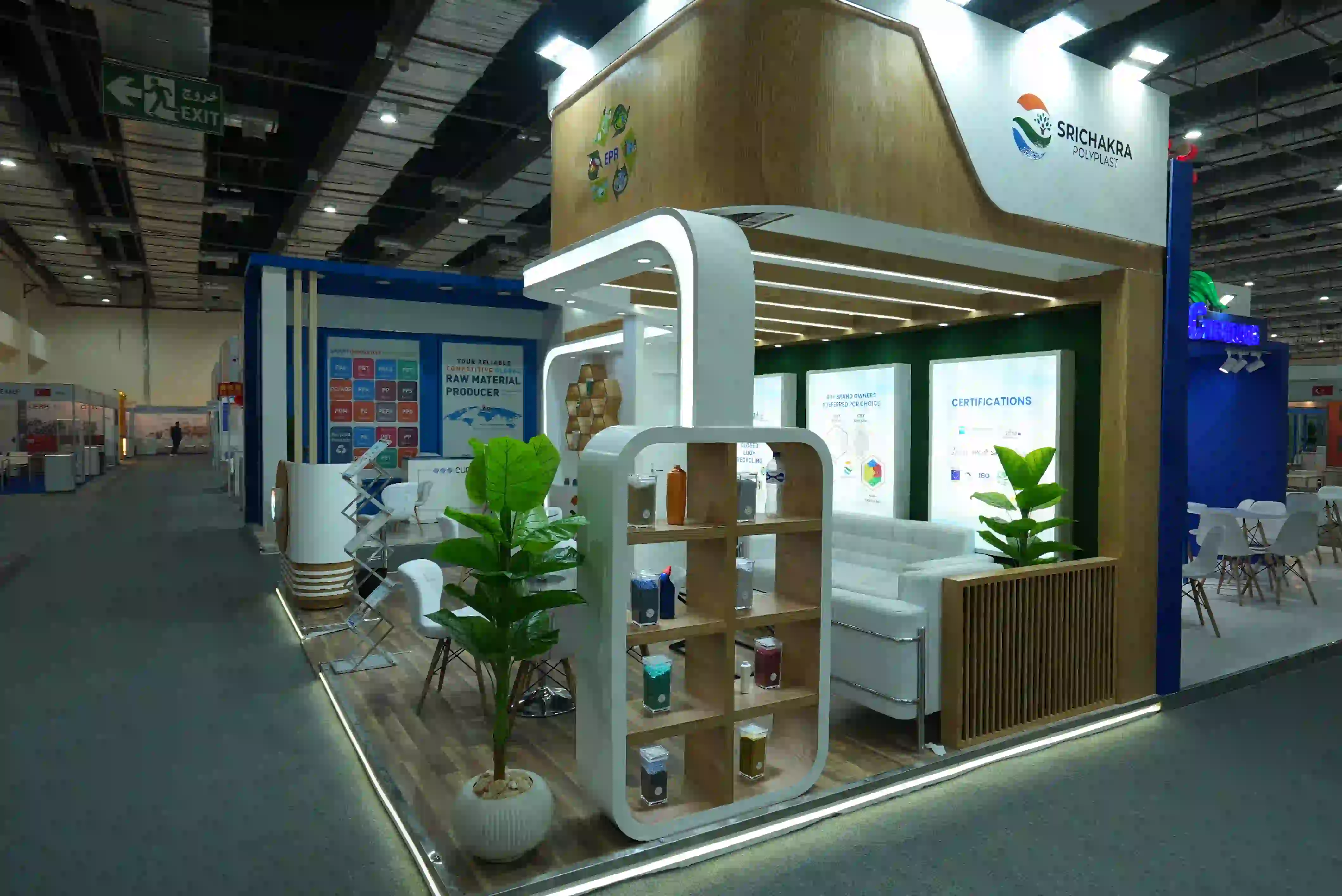 Srichakra Polyplast exhibition stand at Plastex – photo 3