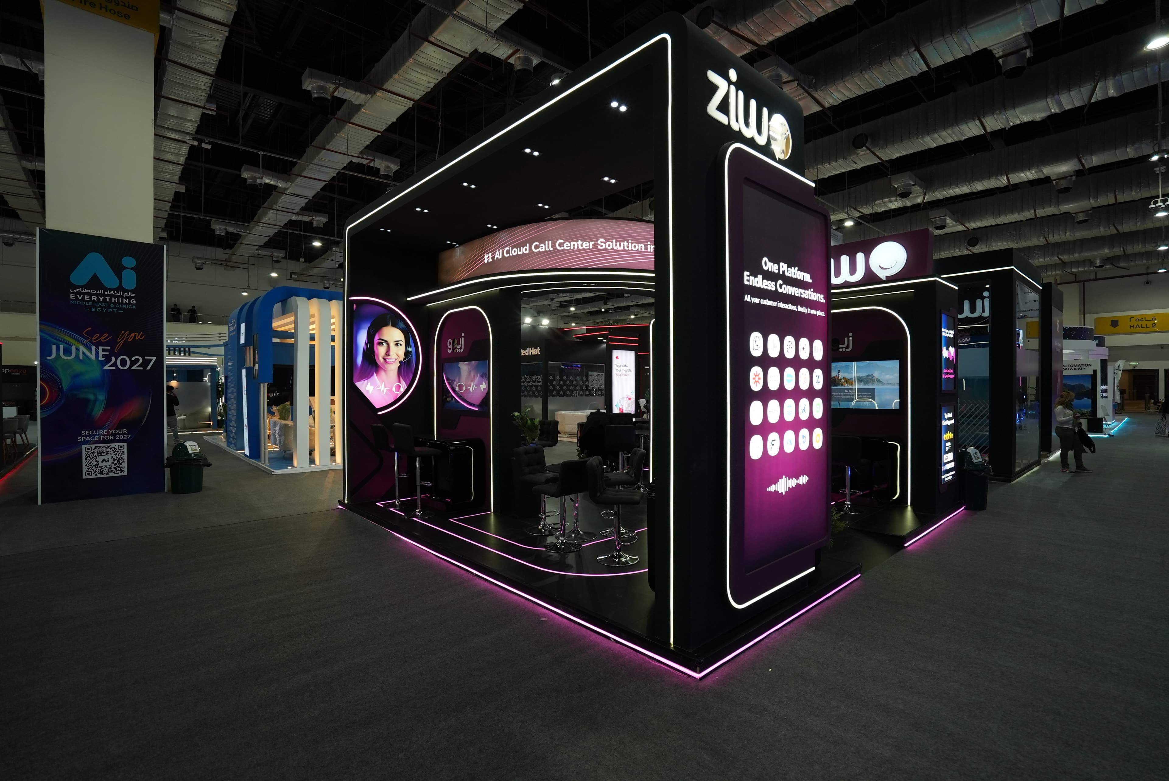 ZIWO exhibition stand at AI Everything Middle East & Africa – photo 2