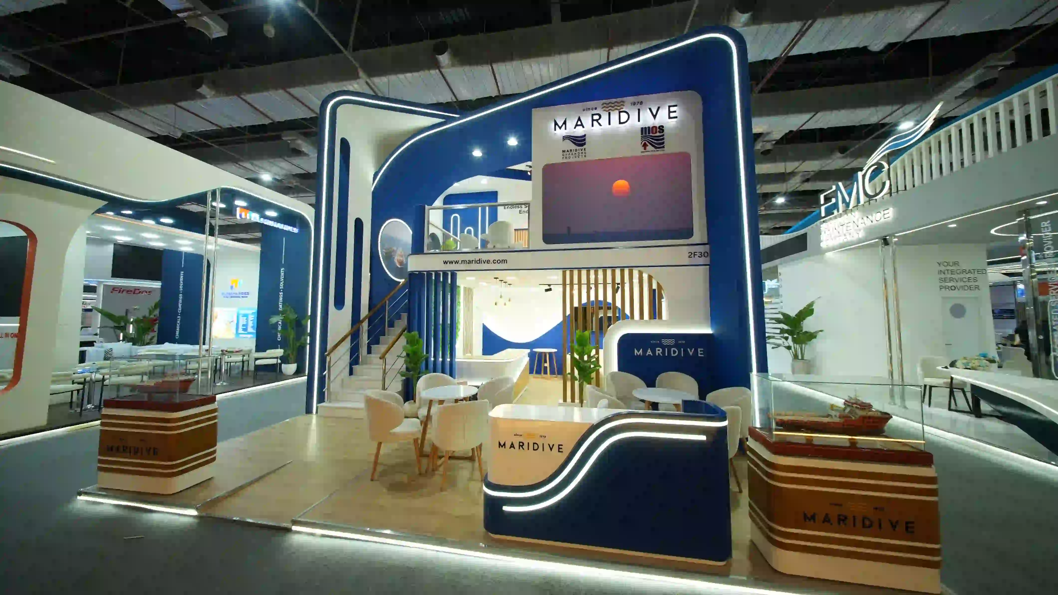 Maridive exhibition stand at Egypt Energy Show (EGYPES) – photo 2