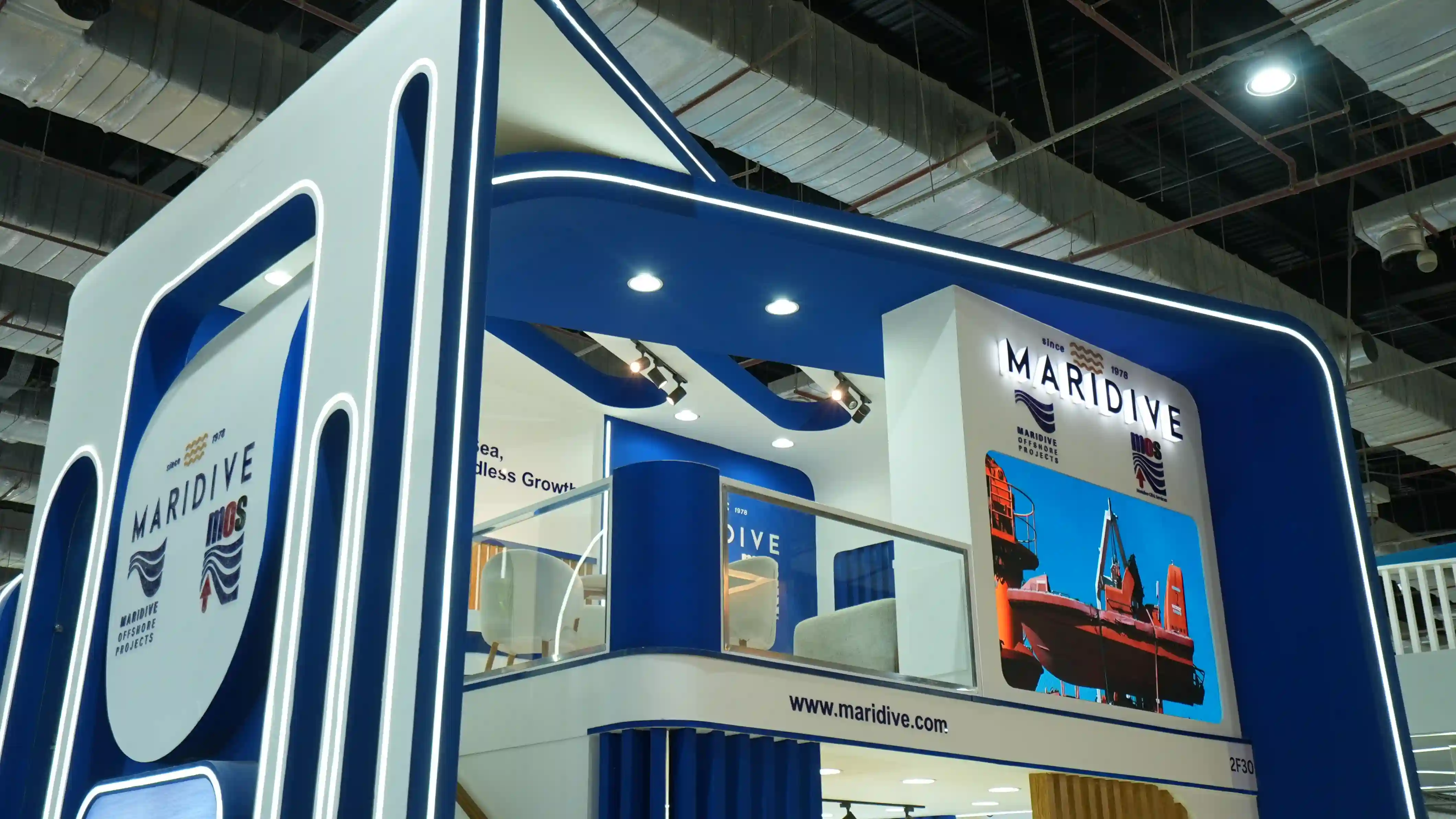 Maridive exhibition stand at Egypt Energy Show (EGYPES) – photo 3