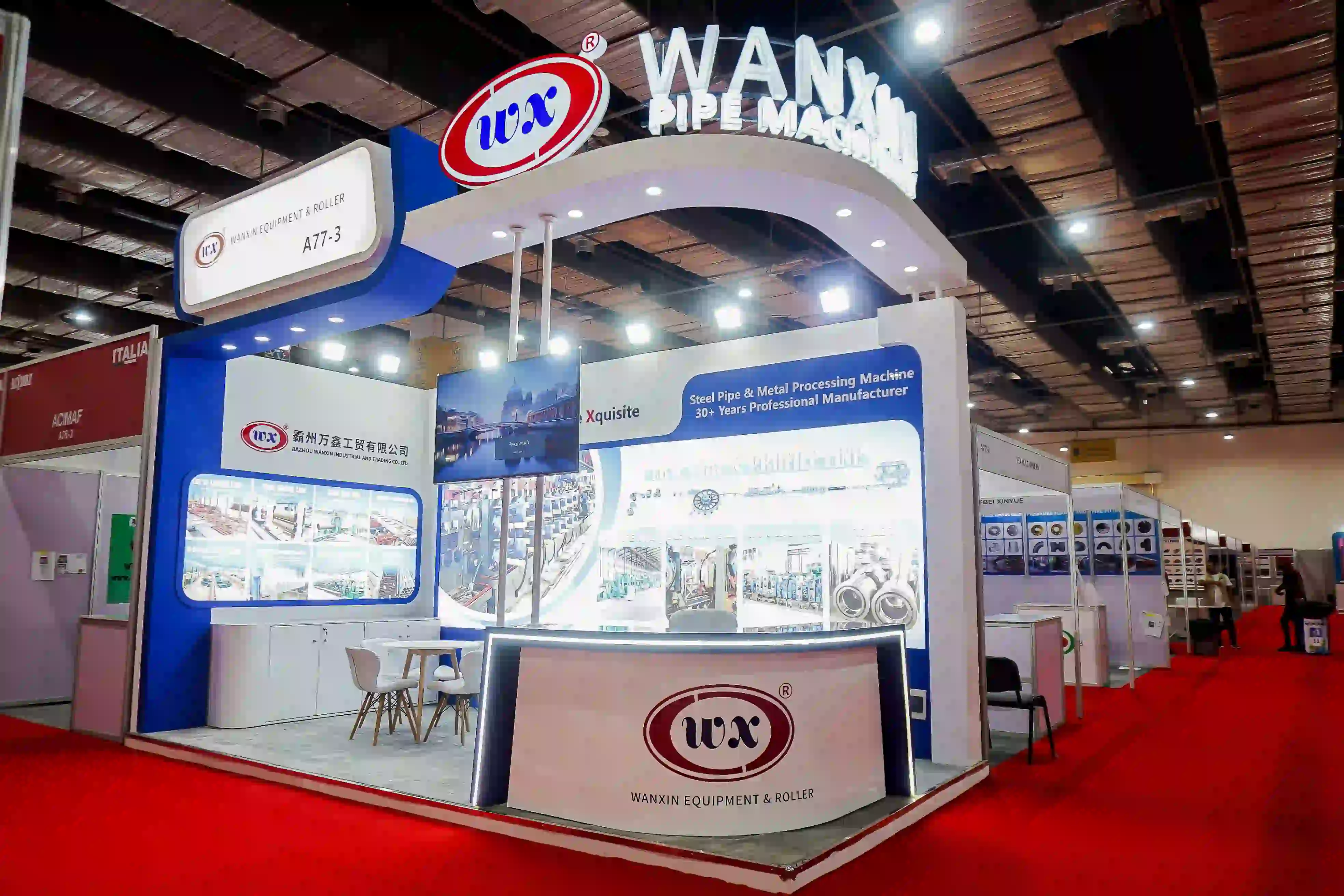 Bazhou Wanxin Industrial & Trading exhibition stand at Metal & Steel – photo 1