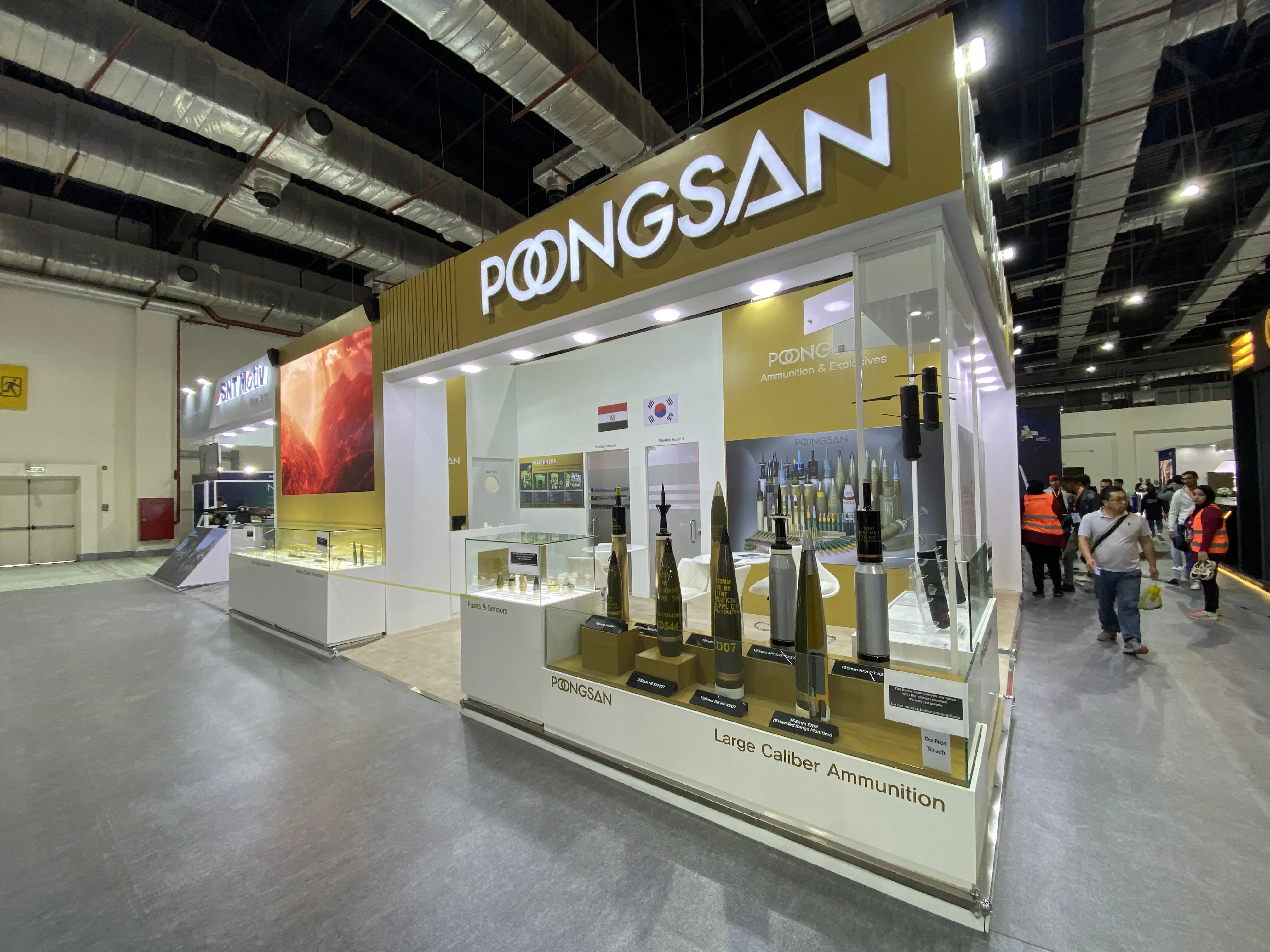 Poongsan Corporation exhibition stand at Egypt Defence Expo (EDEX) 2023 – photo 2