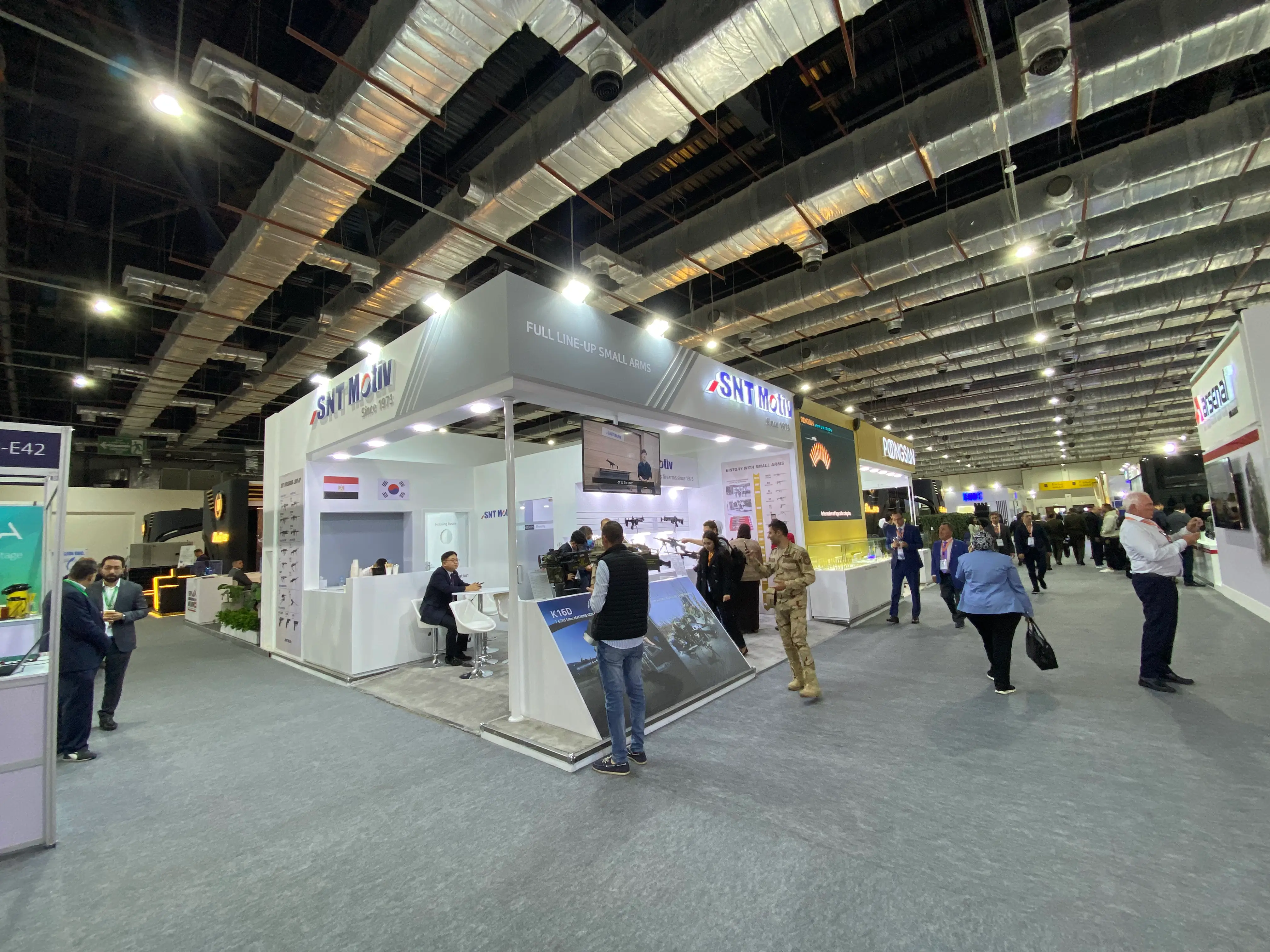 SNT Motiv exhibition stand at Egypt Defence Expo (EDEX) – photo 2