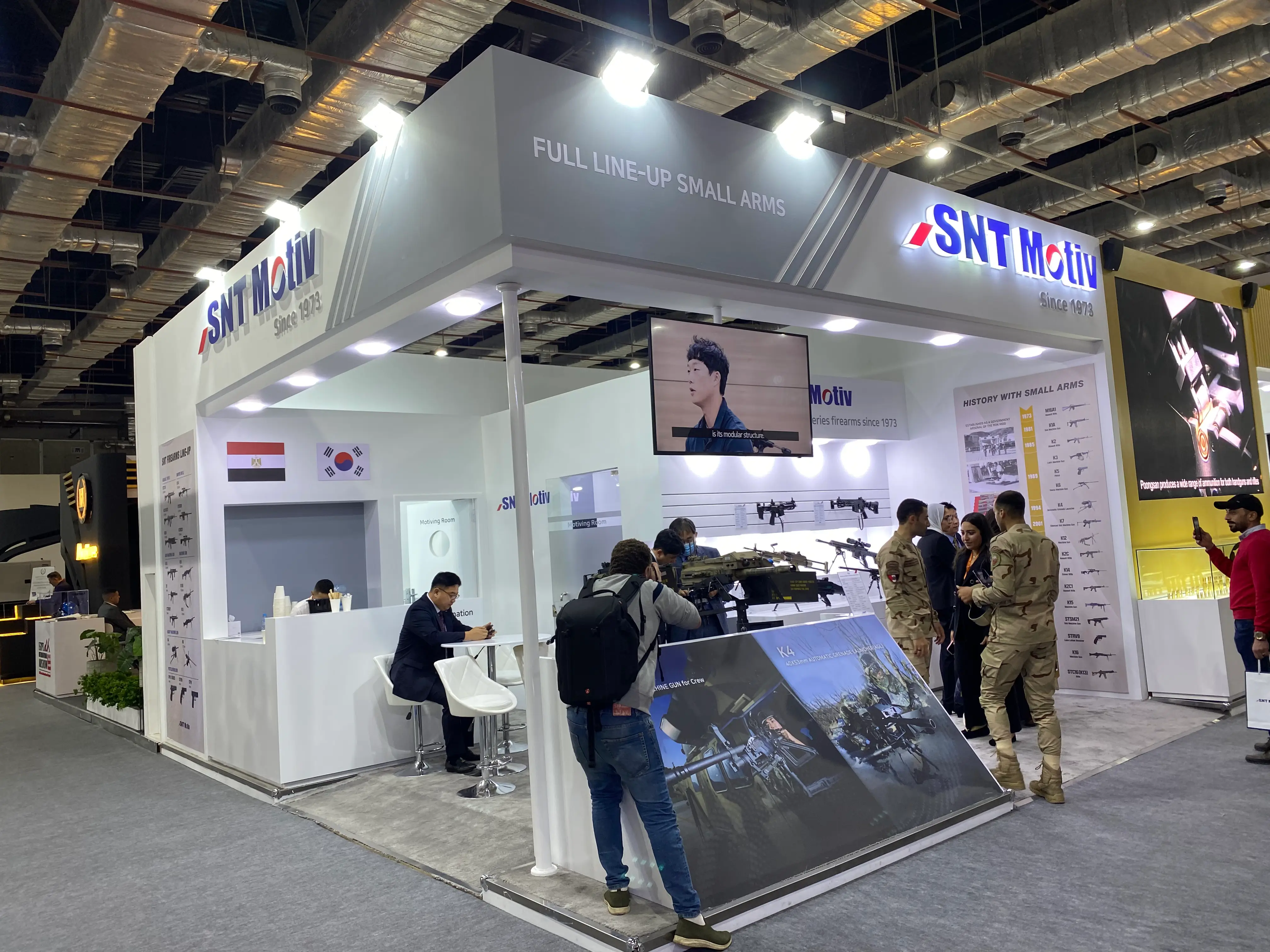 SNT Motiv exhibition stand at Egypt Defence Expo (EDEX) – photo 1