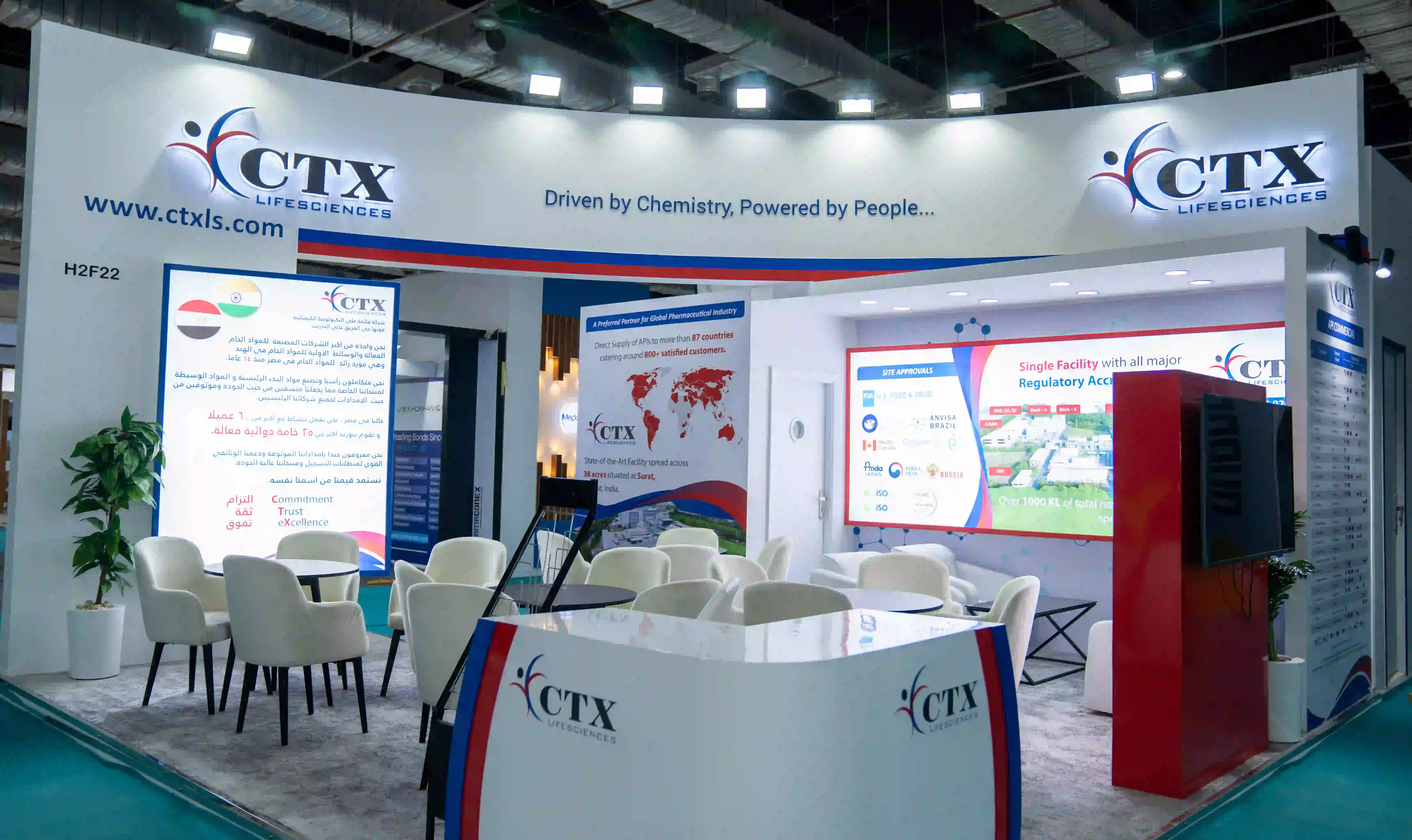 CTX Lifesciences exhibition stand at Pharmaconex – photo 3