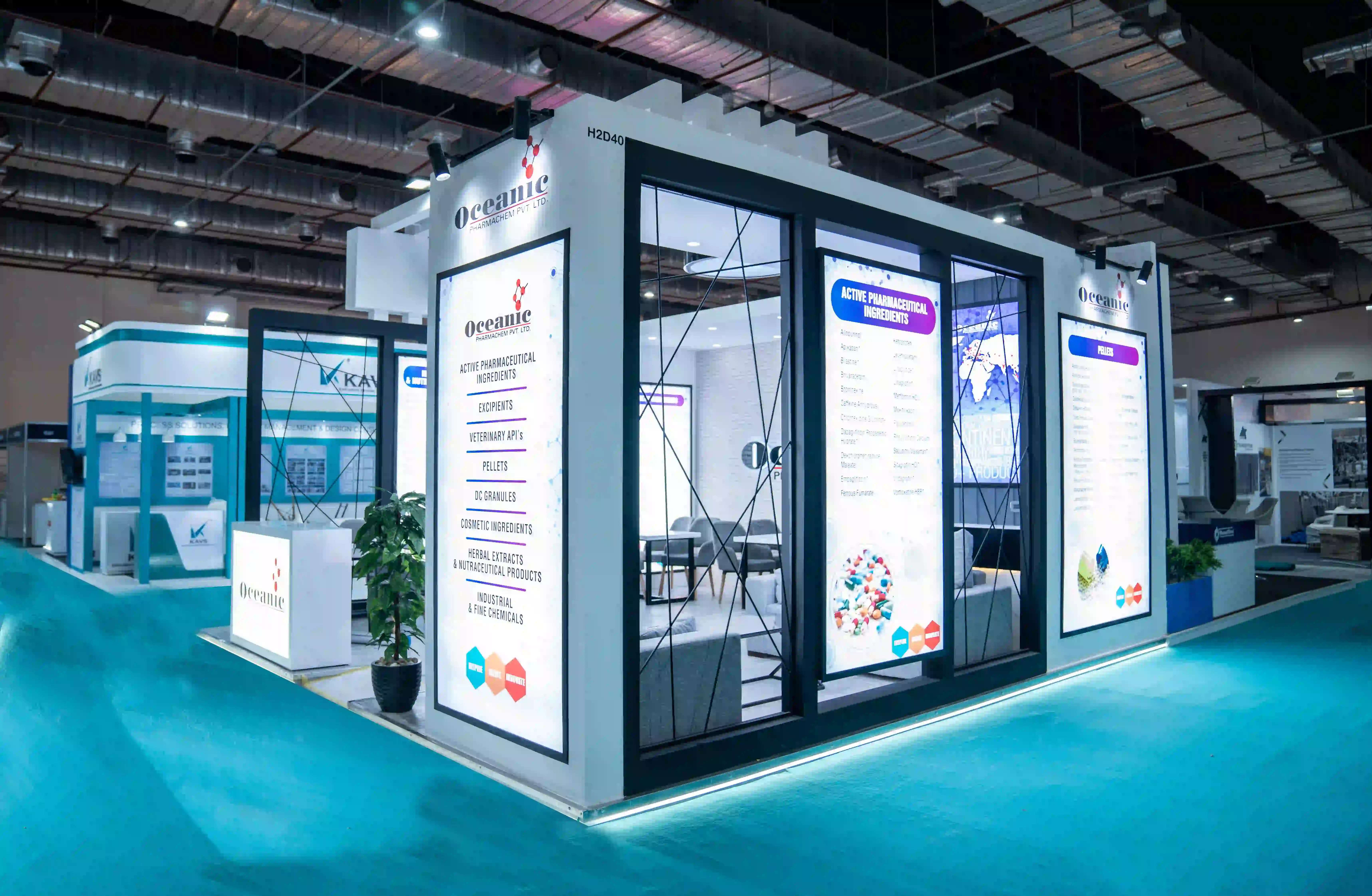 Oceanic Pharmachem exhibition stand at Pharmaconex – photo 4